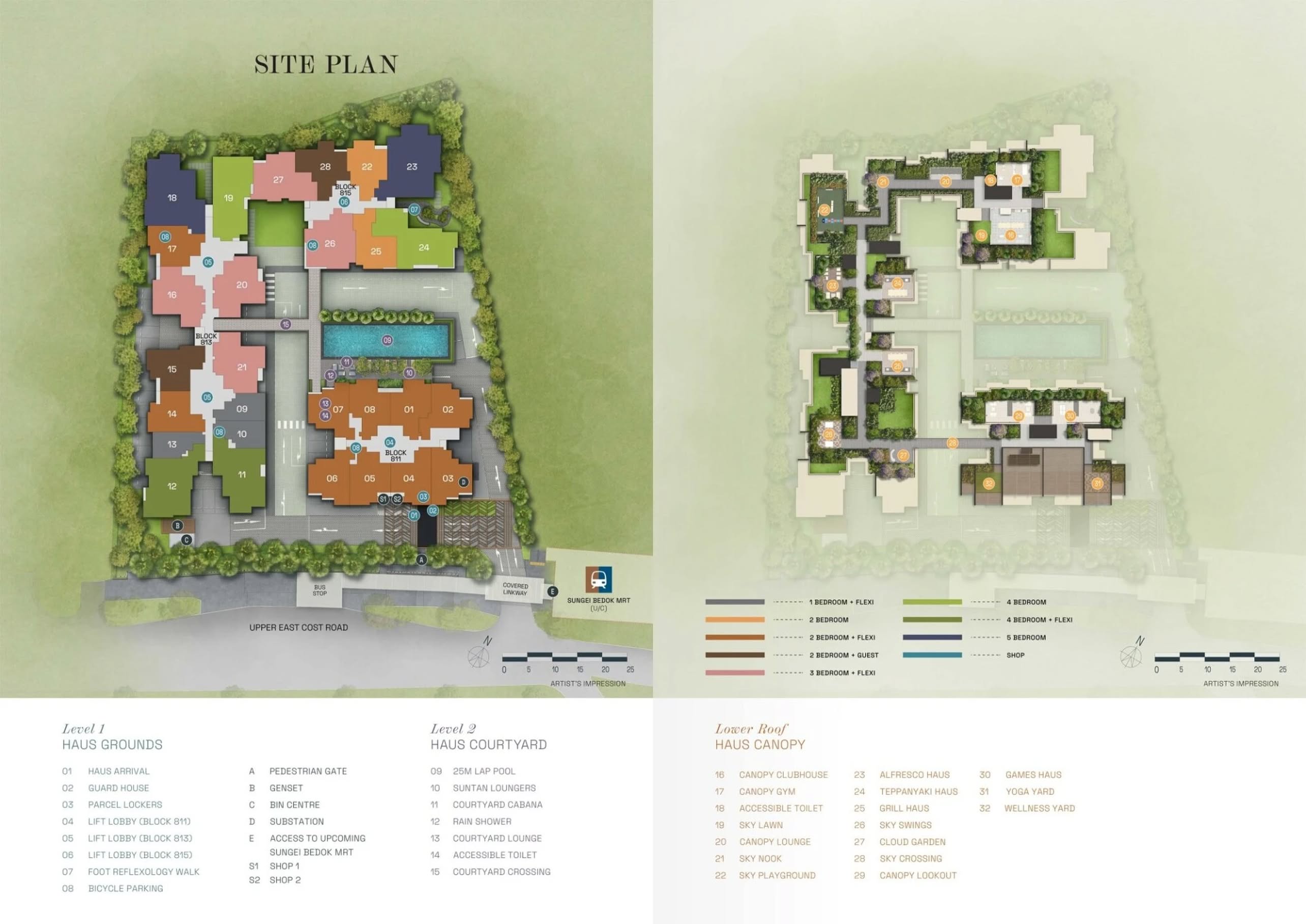 Bagnall Haus siteplan